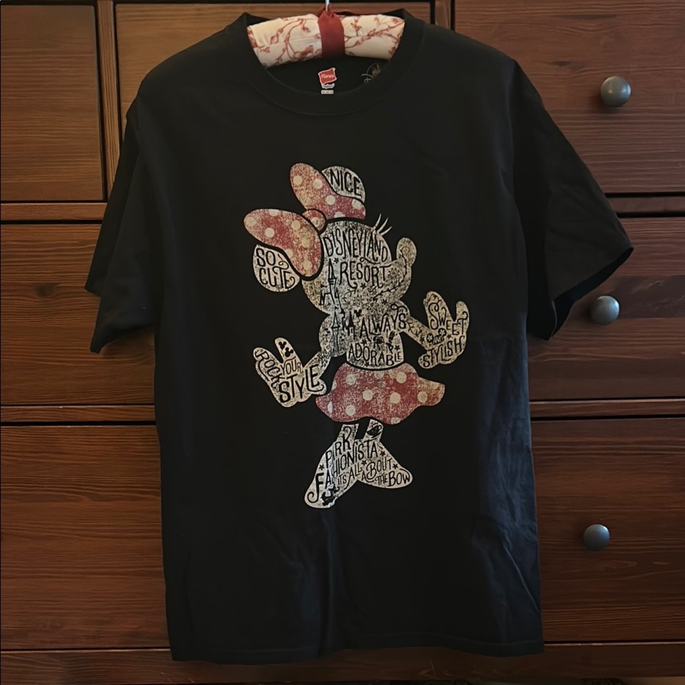 Disney Black and Red Minnie Mouse Tee